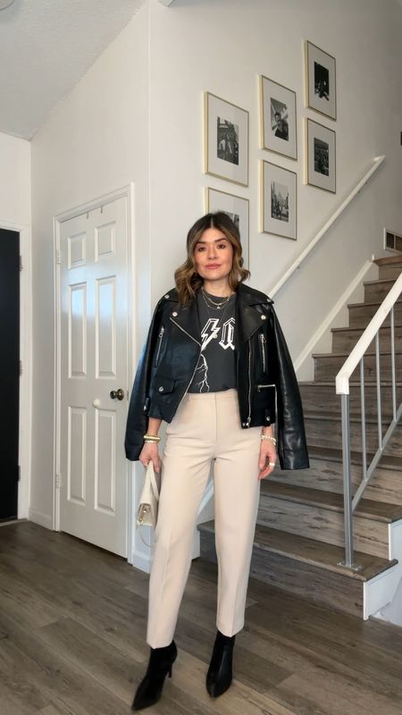 The best beige pants!! They fit so well and the fabric is incredible!! 
Linked my Anine Bing tee via revolve, but also linked other styles via Shopbop so you can get 20% off with code “SPRING20”
Tee small
Pants xs
Spring outfit, spring style, Shopbop sale, Anine Bing tee

#LTKworkwear #LTKsalealert #LTKfindsunder100