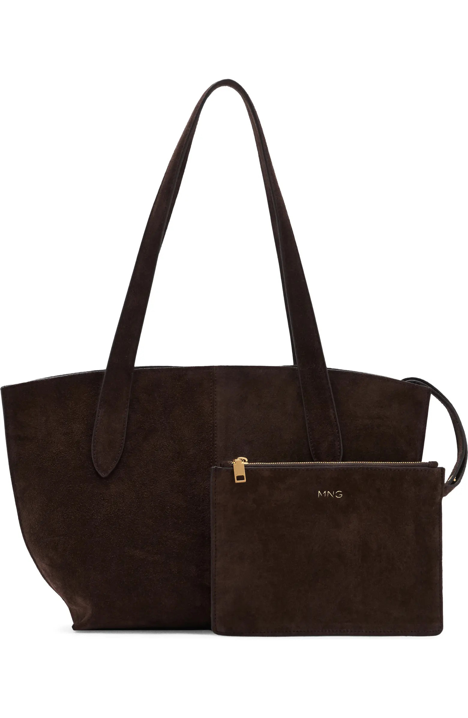 MANGO Mini Suede Shopper Bag | Nordstrom | Nordstrom