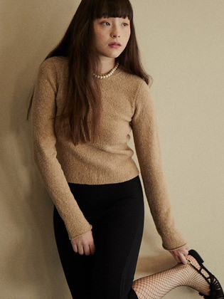Baby Short Knit Top  Beige (TA3151A04A) | (주)더블유컨셉코리아/W Concept(KR)