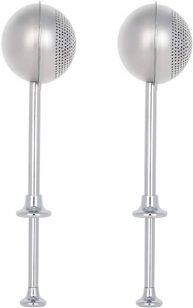 HULISEN Set of 2 Flour Duster for Baking, Powdered Sugar Shaker Duster, 18/8 Stainless Steel Pick... | Amazon (US)