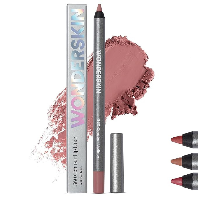 Wonderskin Lip Liner Pencil - 360 Contour Lipliner, Long Lasting, Sharpenable Lip Pencil, Waterpr... | Amazon (US)