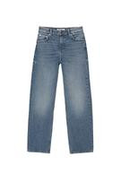 Mid-waist straight-leg jeans | PULL and BEAR UK