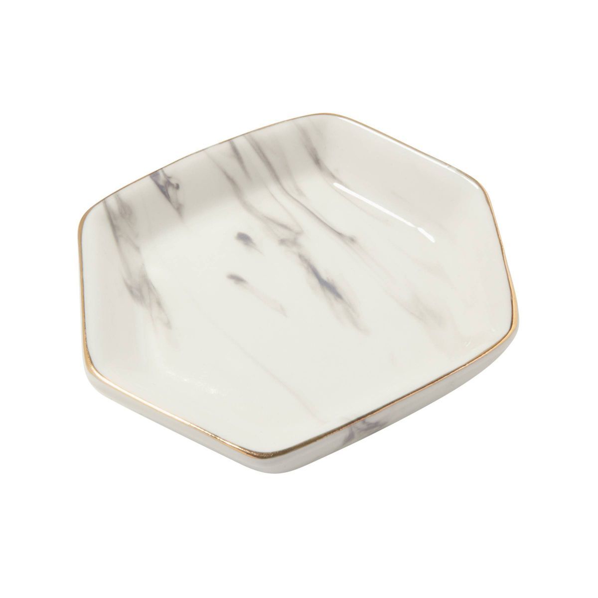 Kendra Scott Ceramic Liesel Ring Dish Jewelry Tray - White/Gray | Target