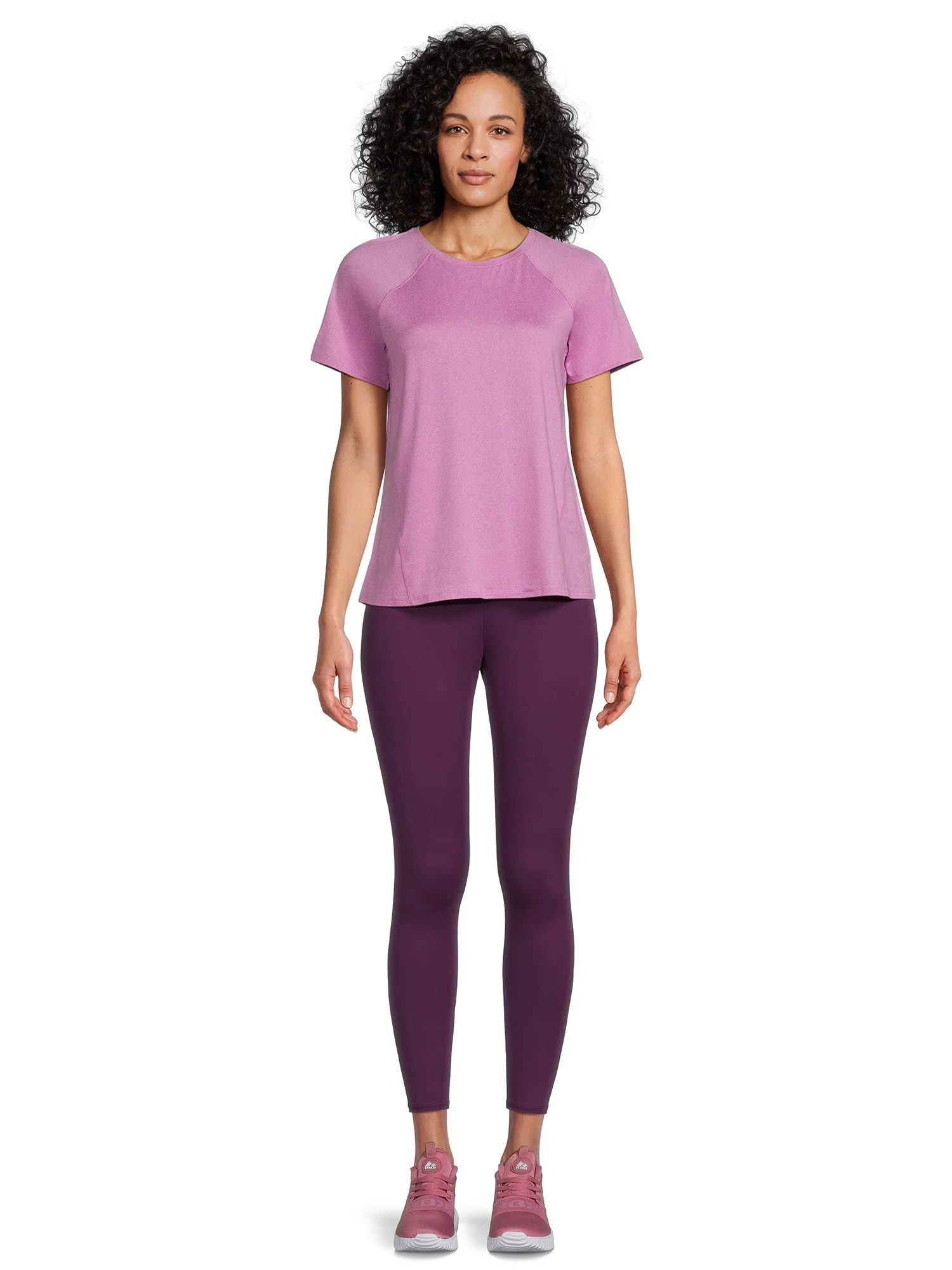Athletic Works Women's Active T-Shirt and Leggings Set, 2-Piece, Sizes XS-XXXL | Walmart (US)