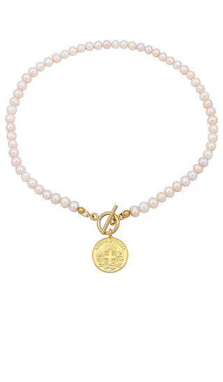 Gemma Necklace in Pearl | Revolve Clothing (Global)