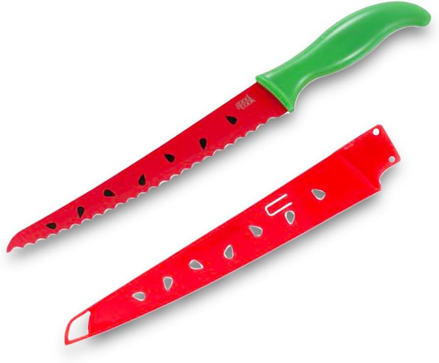 Good Cook Watermelon Knife, Stainless Steel -- Deluxe Watermelon Cutter Slicer with Sheath (Kitch... | Amazon (US)