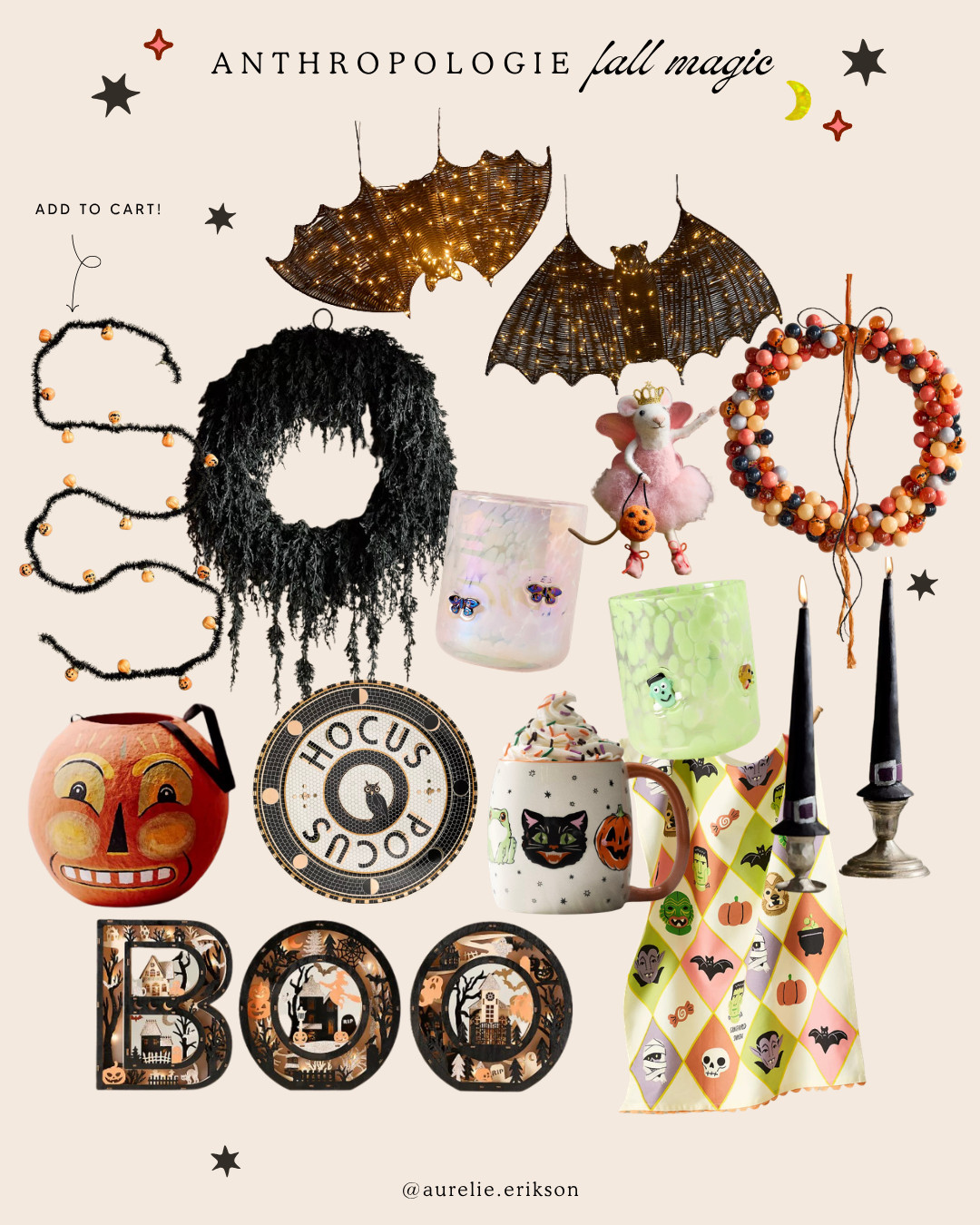 The Halloween collection is officially haunting Anthropologie... and I'm obsessed. 🕸️🖤 From chic ghosts to vintage-inspired decor, these finds are selling fast. 🎃✨ #AnthroHome #HalloweenFinds #LTKHome #SpookyChic #FallDecor 

 #LTKSeasonal #LTKHome