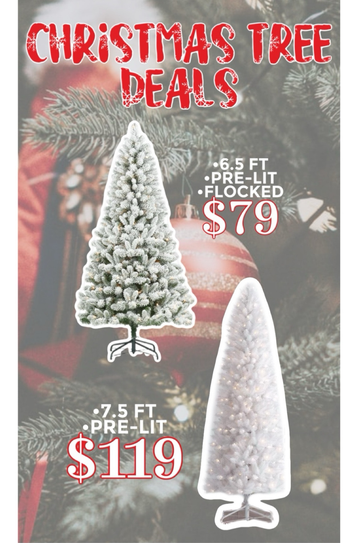 more faux tree deals UNDER $120!!

#LTKfindsunder100 #LTKsalealert

#LTKHoliday #LTKHolidaySale #LTKSeasonal