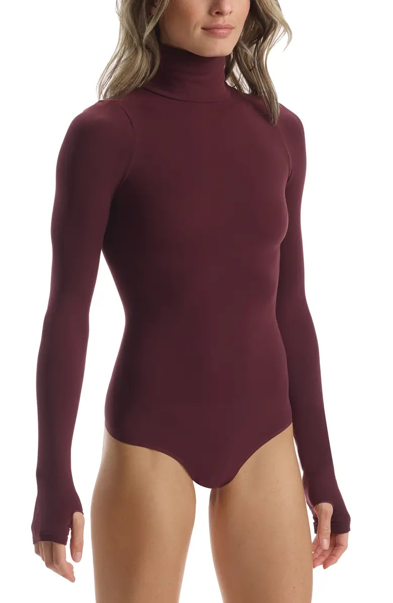 Ballet Body Turtleneck Thong Bodysuit | Nordstrom