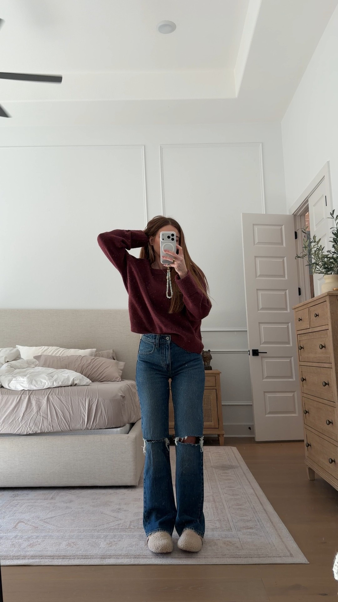 code: DENIMAF / sweater: small // jeans: 24 regular. i’m 5’3