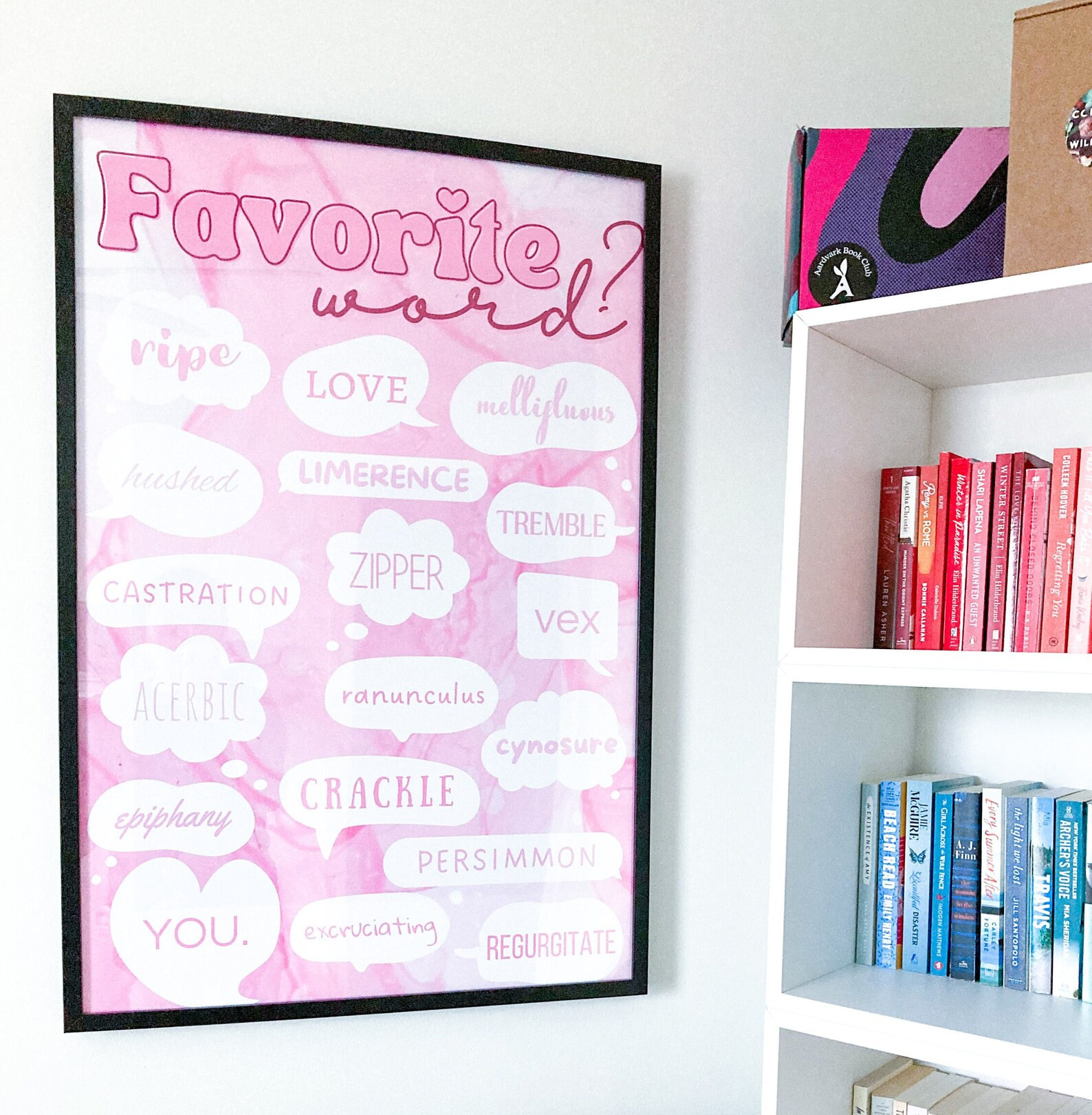 Favorite Word Bookish Poster  Digital Download  Home Library - Etsy | Etsy (US)
