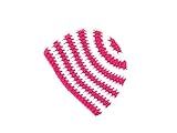 Crochet Baby Hat, Hot Pink and White Stripes | Amazon (US)