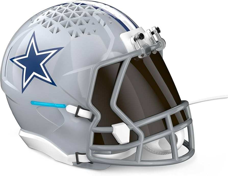 NFL Echo Dot Bundle: Includes Echo Dot | Deep Sea Blue and Limited-Edition NFL Helmet Stand | Dal... | Amazon (US)