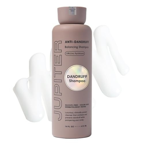 Jupiter Anti Dandruff Shampoo - Shampoo for Men & Women for Flaky, Itchy, Oily, & Dry Scalp - Nourishes Scalp and Reduces Breakage & Flakes - Color-Safe, Sulfate-Free, Paraben-Free | Amazon (US)