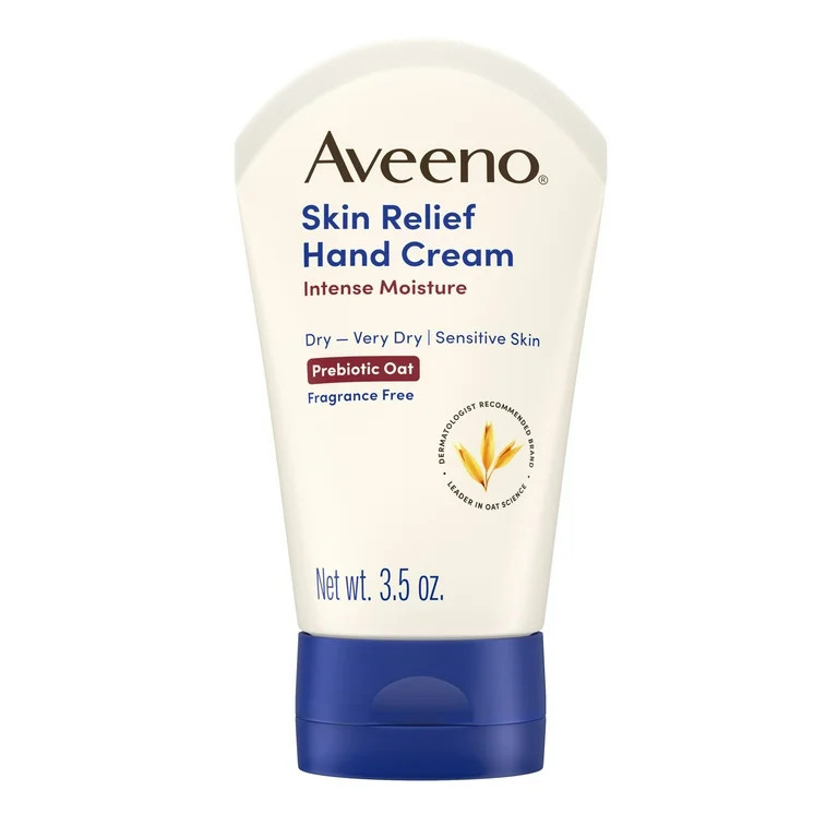 Aveeno Skin Relief Intense Moisture Hand Cream, Prebiotic Oat, 3.5 oz | Walmart (US)