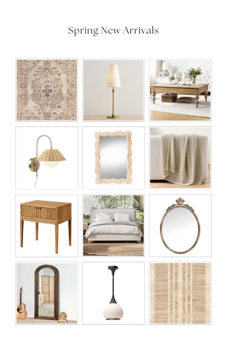 New home decor finds for spring featuring beautiful furniture and affordable accessories  

#LTKhome #LTKstyletip #LTKSeasonal