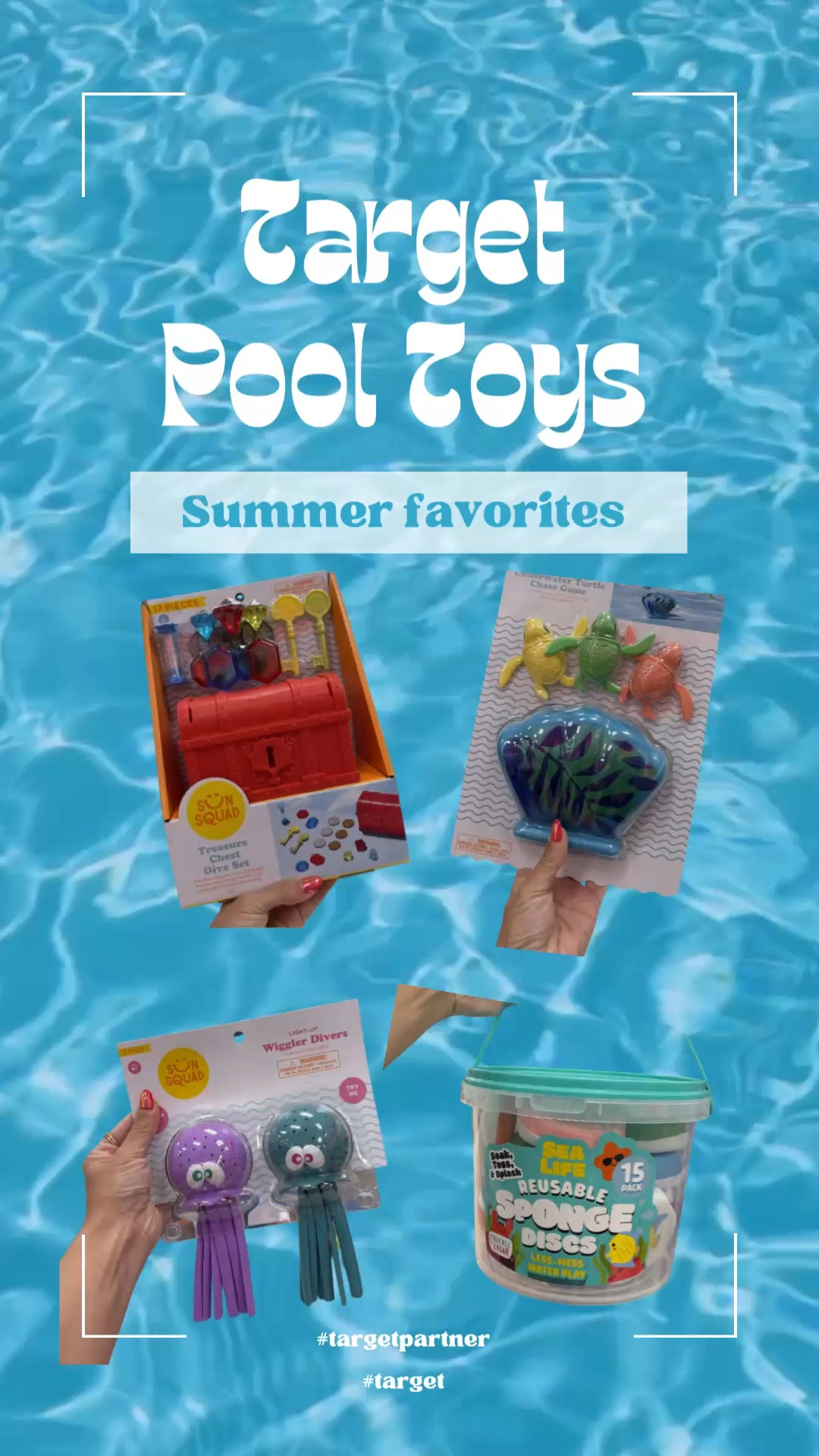 These Target pool toys will not disappoint your or your kids this summer! 😎

4 outstanding picks selected by Certified Play Experts, Mandy & Mel!🤩🏊‍♀️ #toytestingsisters #target #targetpartner @Target 