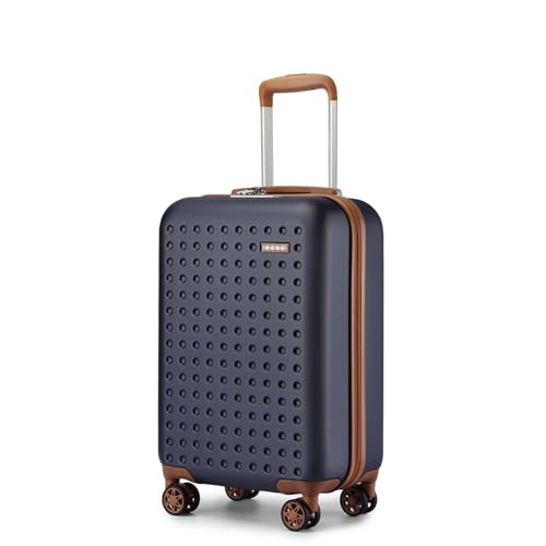 Kono Carry On Luggage 22x14x9 Airline Approved Lightweight Hardside Suitcase with Spinner Wheels & Built-in TSA Lock (Navy, 20 Inch) | Amazon (US)