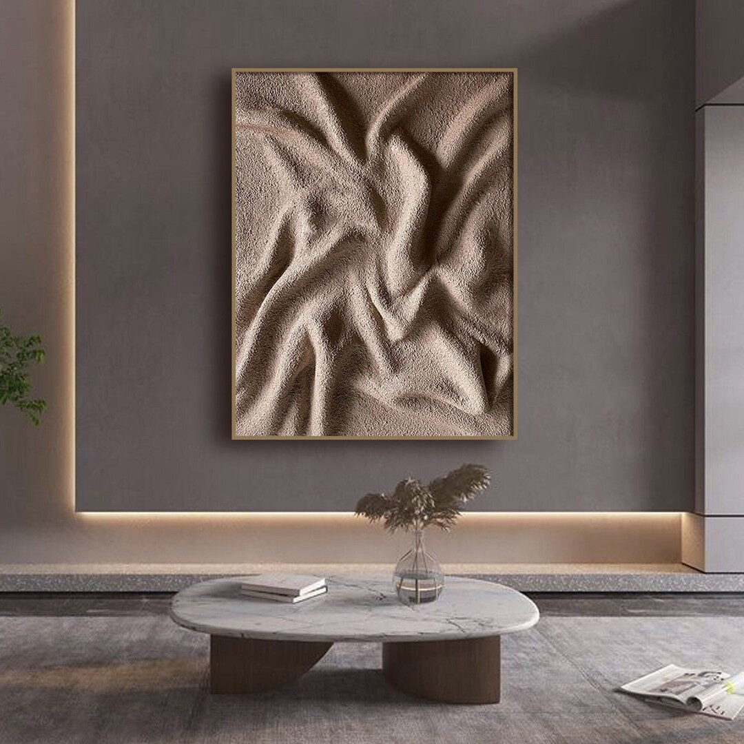 Original 3D Textured Wall Art Unique Plaster Art Contemporary Plaster Art Designs Home Decor Hand... | Etsy (US)