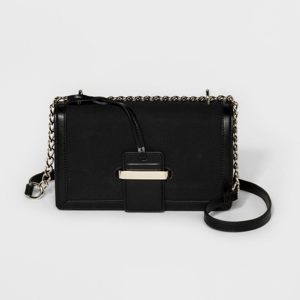 Luggage Lock Crossbody Bag - Who What Wear Black, Women's | Target