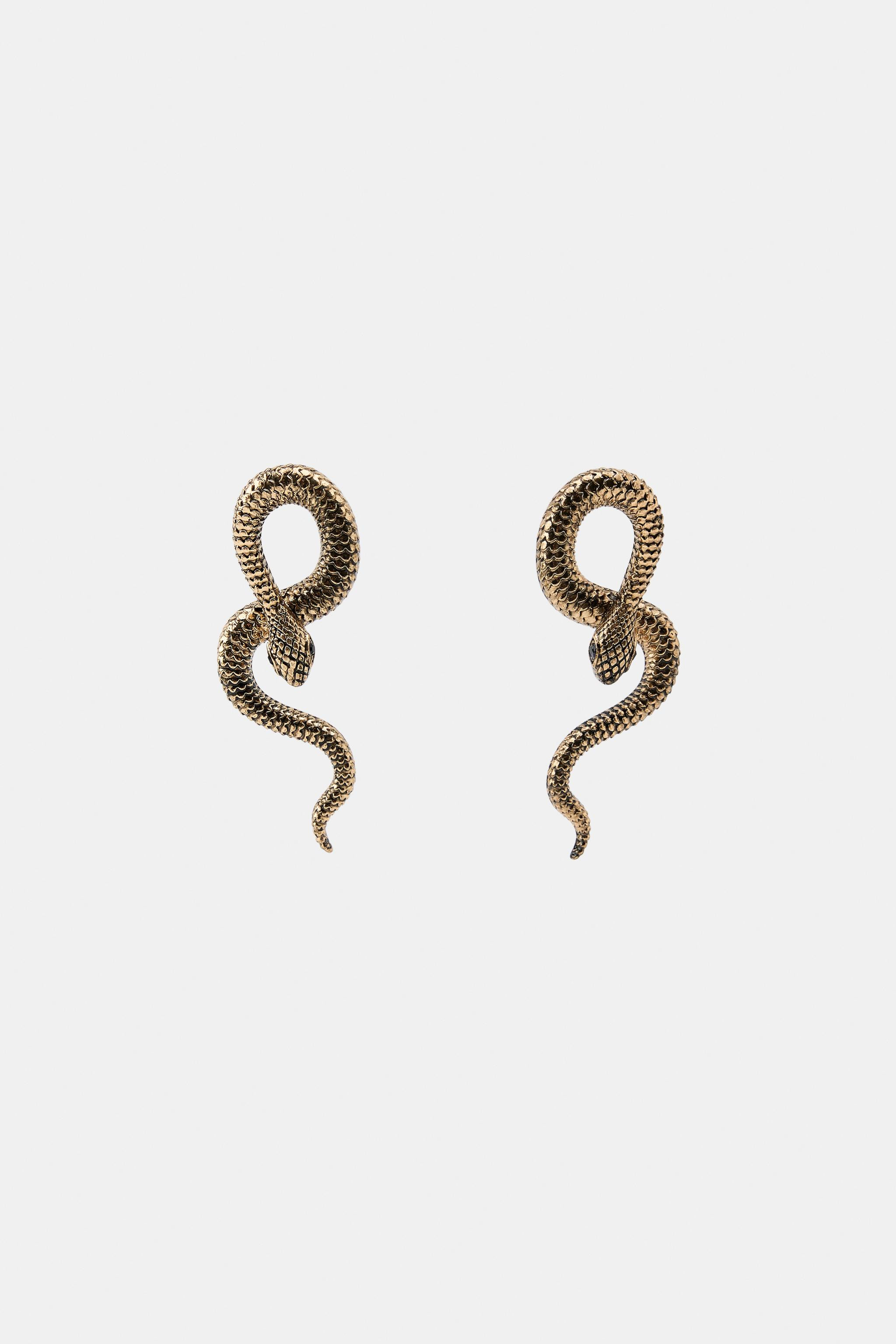 SNAKE EARRINGS | Zara US