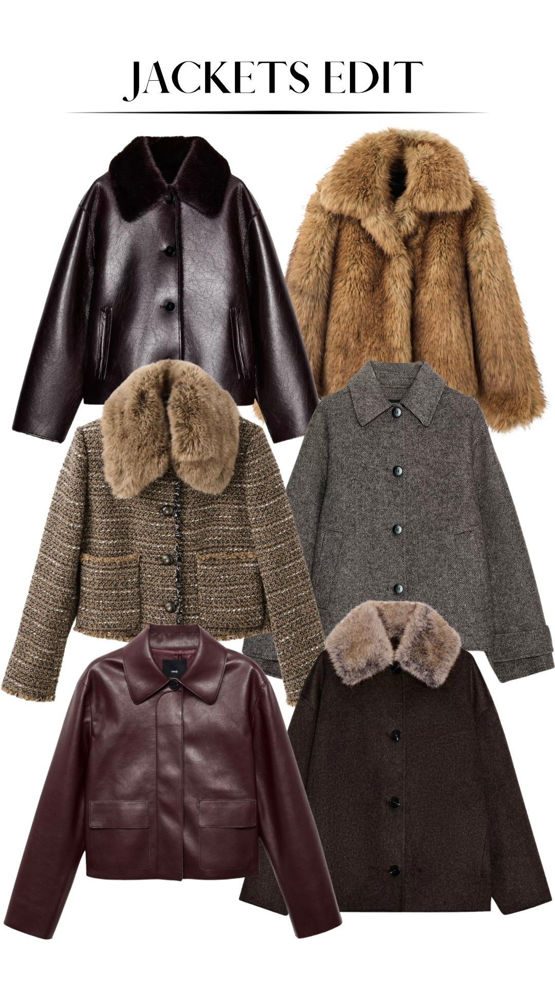 The jackets edit 🍂 
Found some beautiful new in pieces for autumn/winter; tweed | faux fur | leather & suede jackets 

#LTKstyletip #LTKautumn #LTKwinter