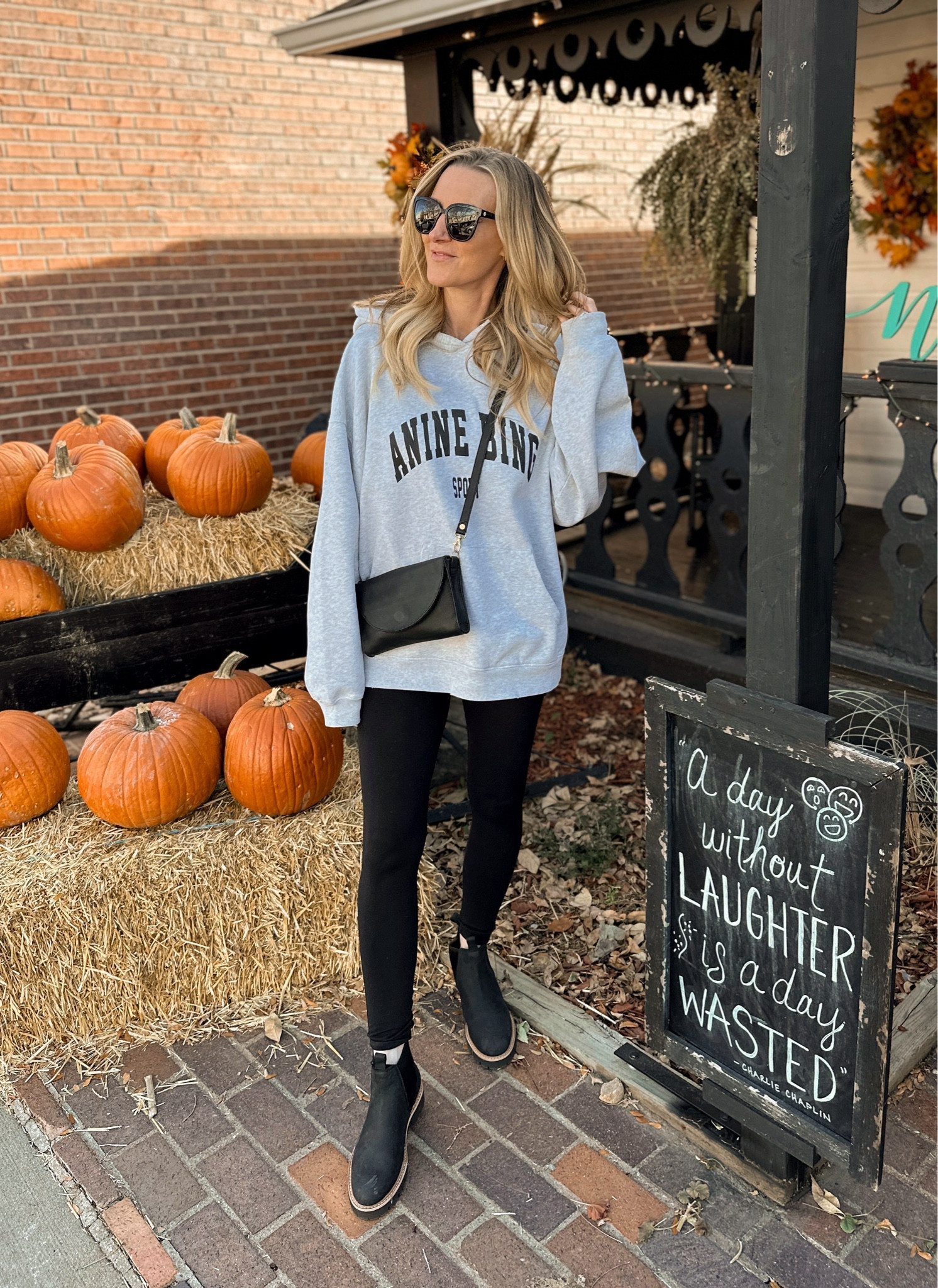 October 1 is here and I love a cozy oversized hoodie classic Chelsea boots and flattering leggings I could live in also across body bag is the perfect addition to any wardrobe

#LTKFindsUnder100 #LTKStyleTip