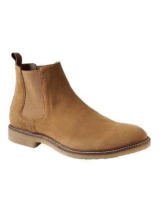 Hemsley Suede Chelsea Boot | Banana Republic US