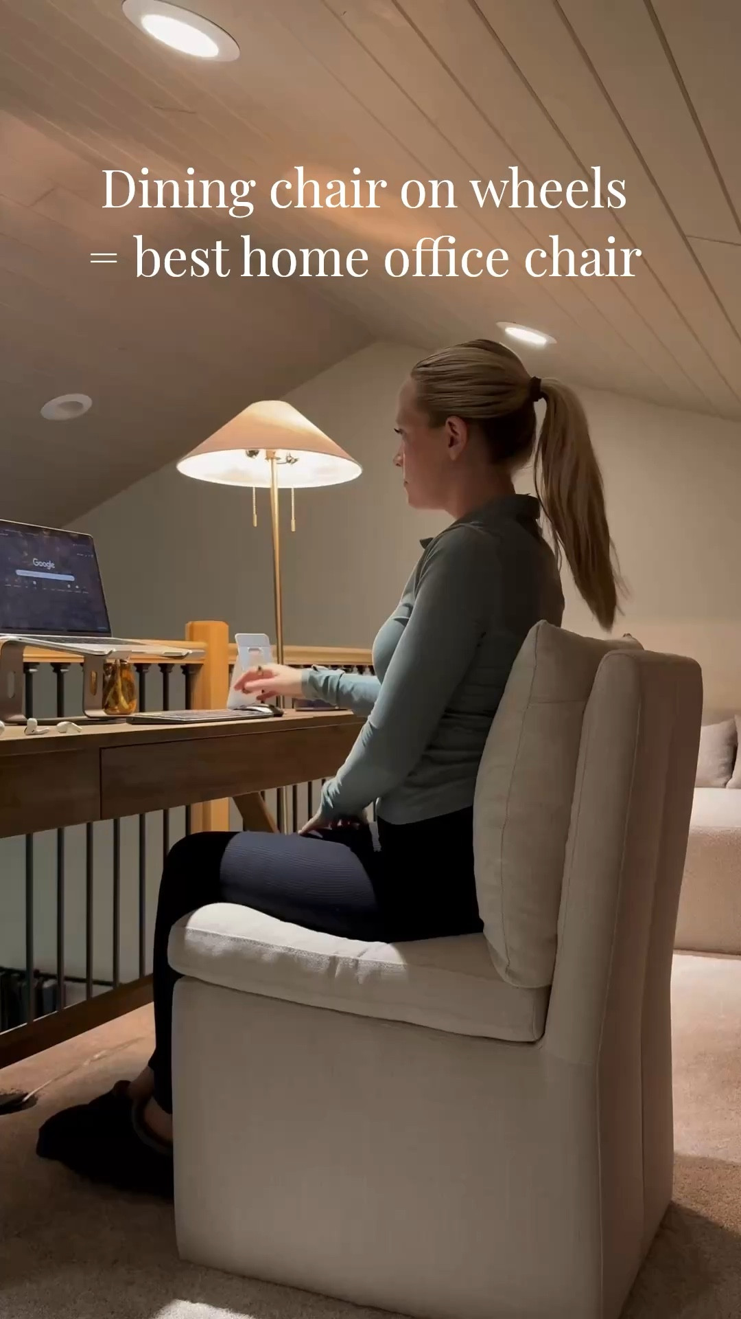 One of my favorite little design swaps is using a dining chair as an office chair.

It looks so much more elevated than a traditional desk chair and still works just as well.

Linking the one I use + a few similar options here 🤍

#LTKHome #LTKSaleAlert