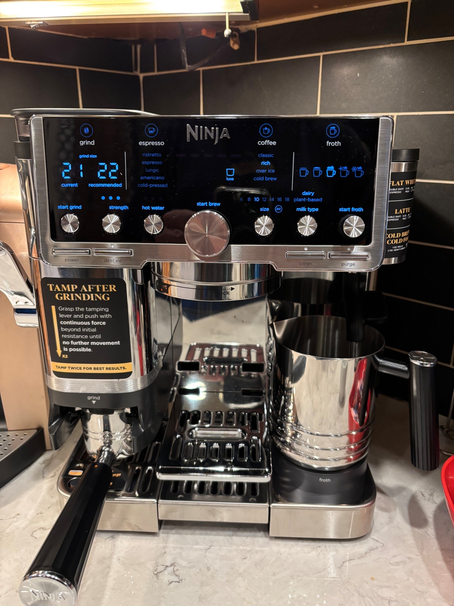 Makes lattes, a cup of coffee and cold brew! 

#LTKOver40 #LTKfoodie #LTKHome