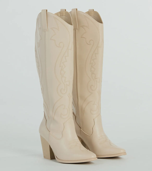 Cutest In The West Faux Leather Cowboy Boots | Windsor Stores