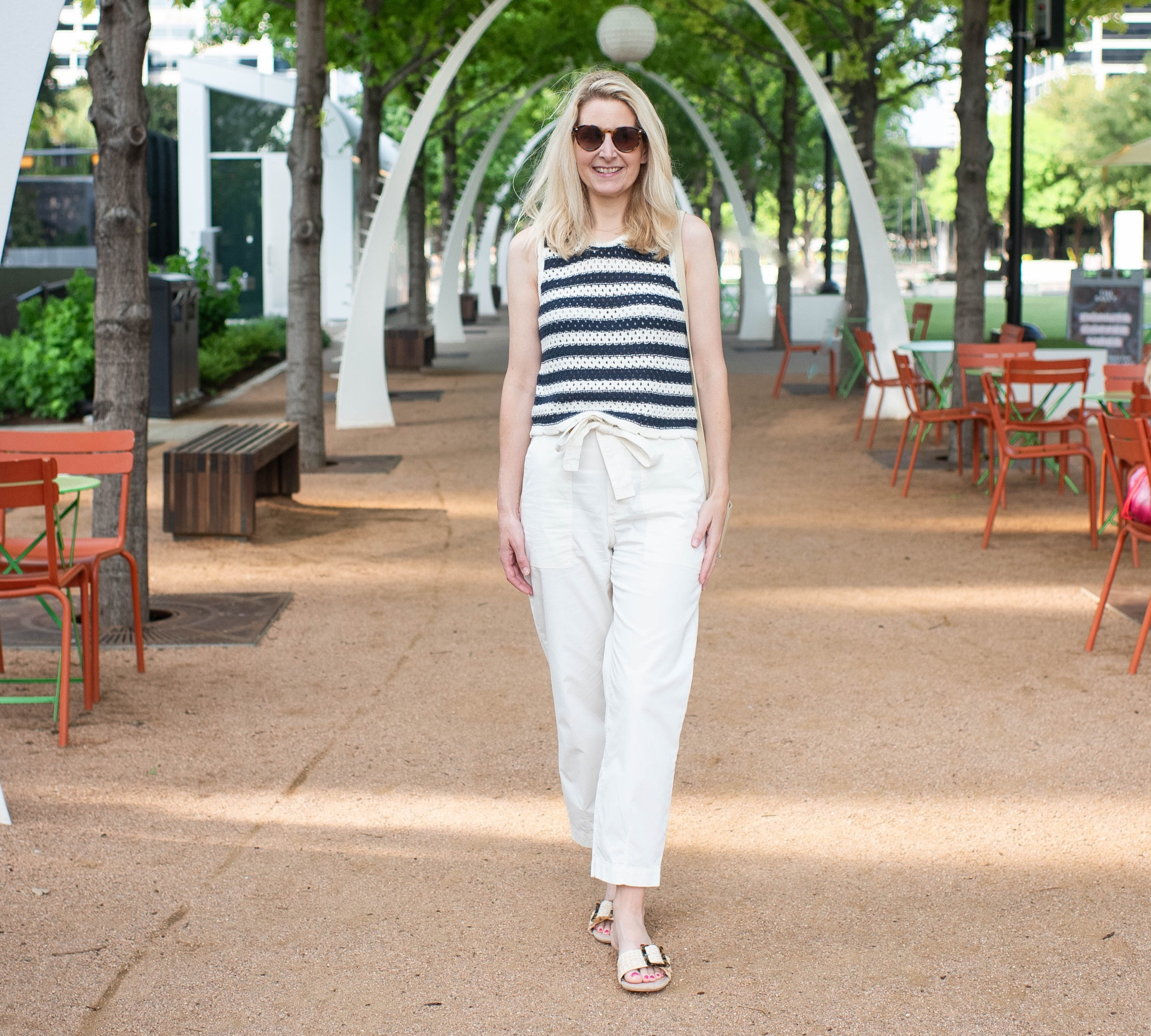 The perfect summer outfit idea from @walmartfashion! Great for July Fourth, too! These pants are so comfortable. 

#walmartpartner
#walmartfashion

#LTKunder100 #LTKstyletip #LTKunder50