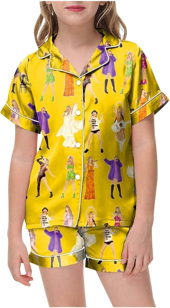 Music Lovers Pajamas 2 Piece Pjs Top and Shorts Set Party Outfits Concert Lounge Gifts | Amazon (US)