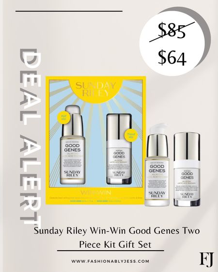 Great deal on this Sunday Riley Good Genes gift set! Perfect if you’re looking to try great skincare products! 

#LTKsalealert #LTKFind #LTKbeauty