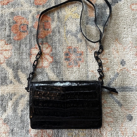 Nancy Gonzalez black croc bag | Poshmark