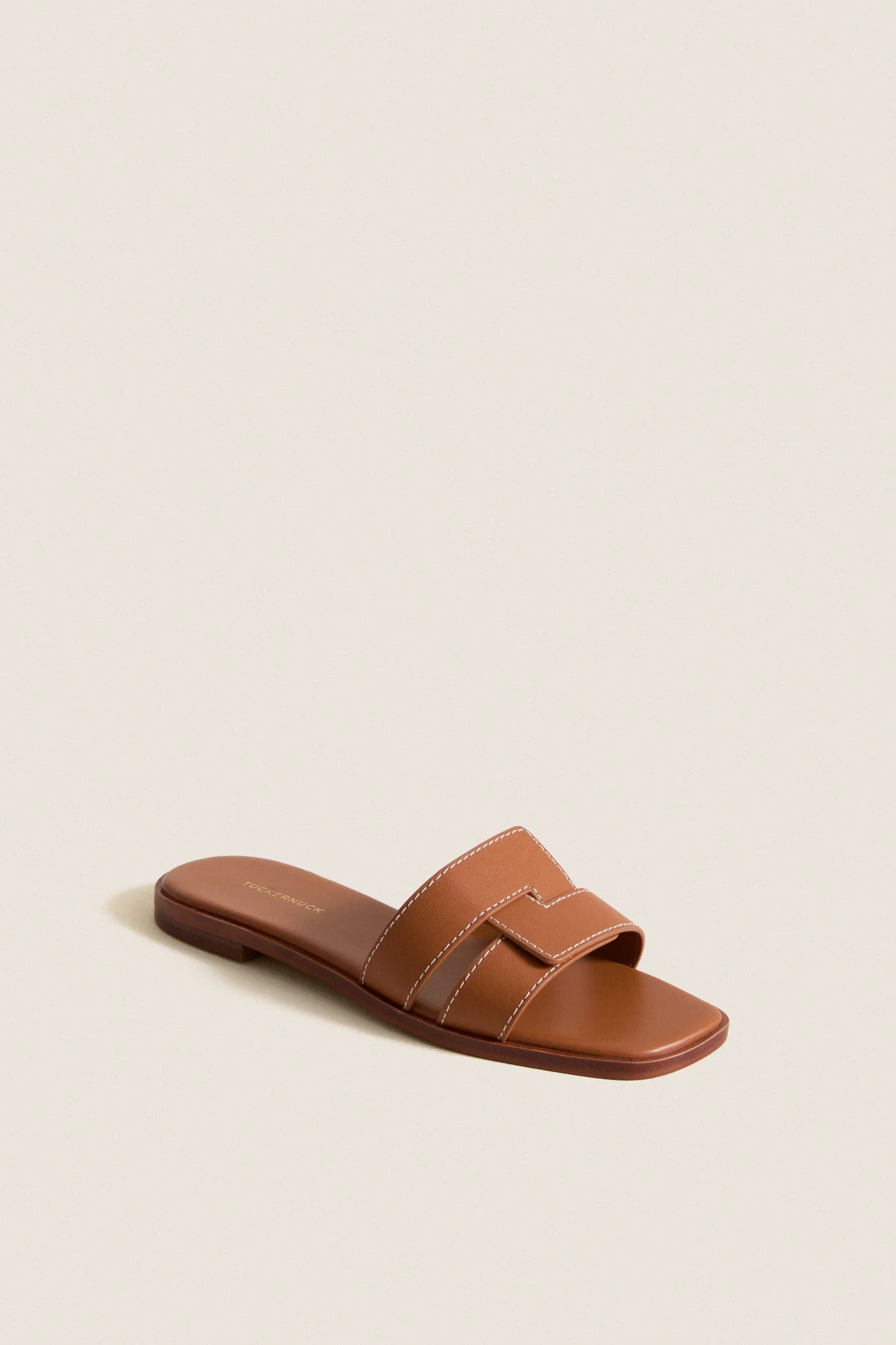 Cognac Leather Muse Sandals | Tuckernuck (US)