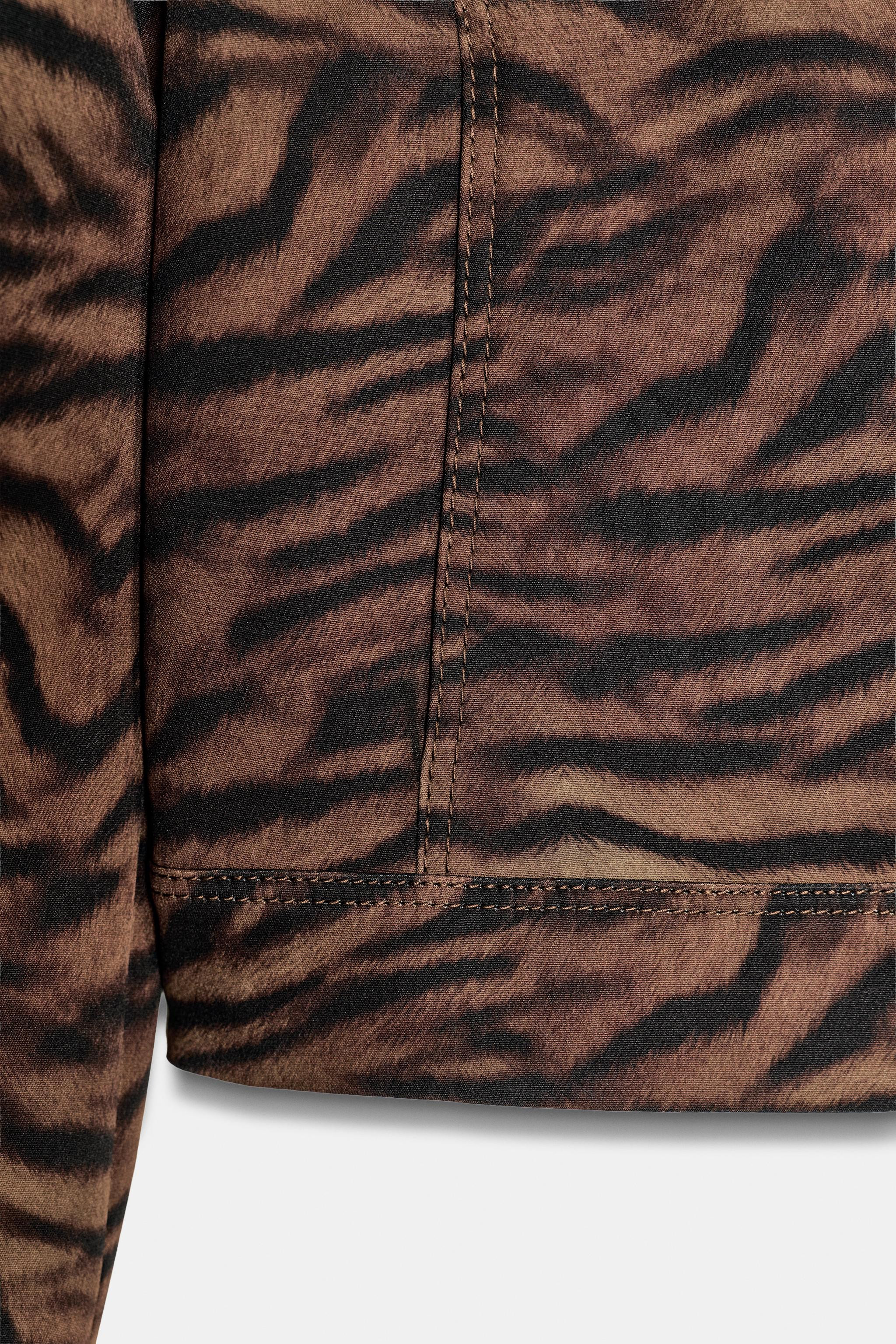 ANIMAL PRINT JACKET | Zara US