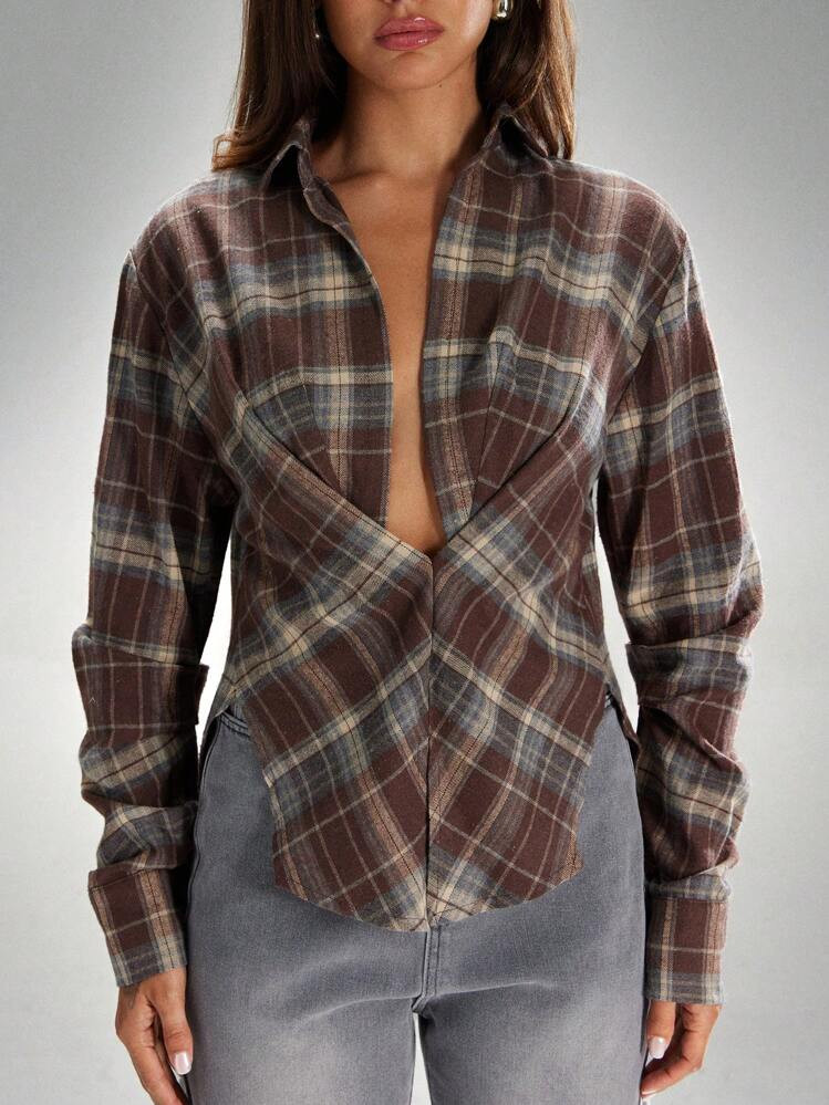 Plaid Shirt  | SHEIN