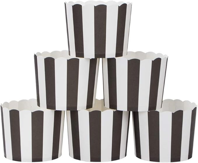 Webake Nonstick Paper Baking Cups for Popcorn Cupcake, 6oz Cupcake Bath Bomb, Muffin Case, Set of... | Amazon (US)