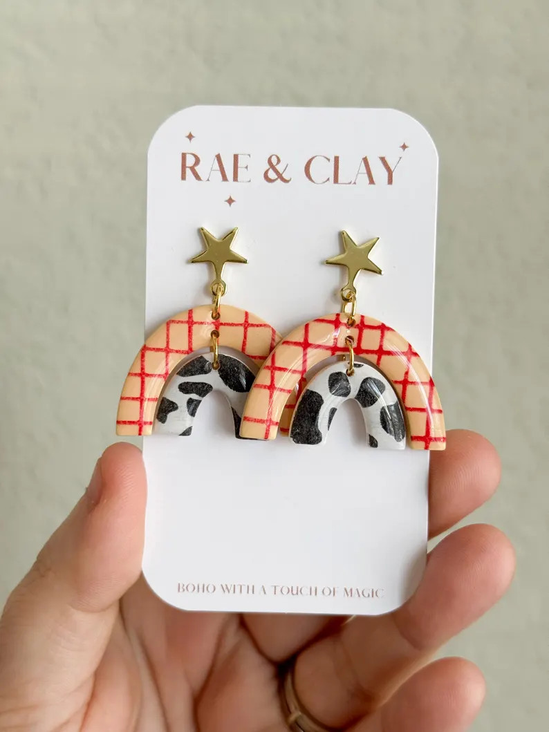 Toy Story Earrings | Woody Inspired Earrings | Polymer Clay Earrings | Disney Inspired Earrings |... | Etsy (US)