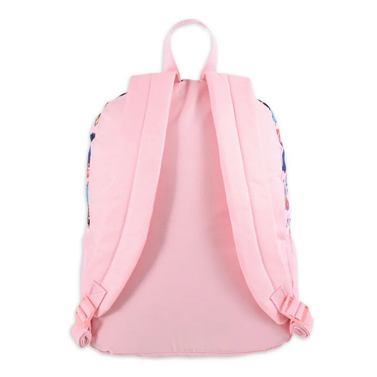 Disney Princess Girl's All Over Print 16" Backpack-Pink - Walmart.com | Walmart (US)