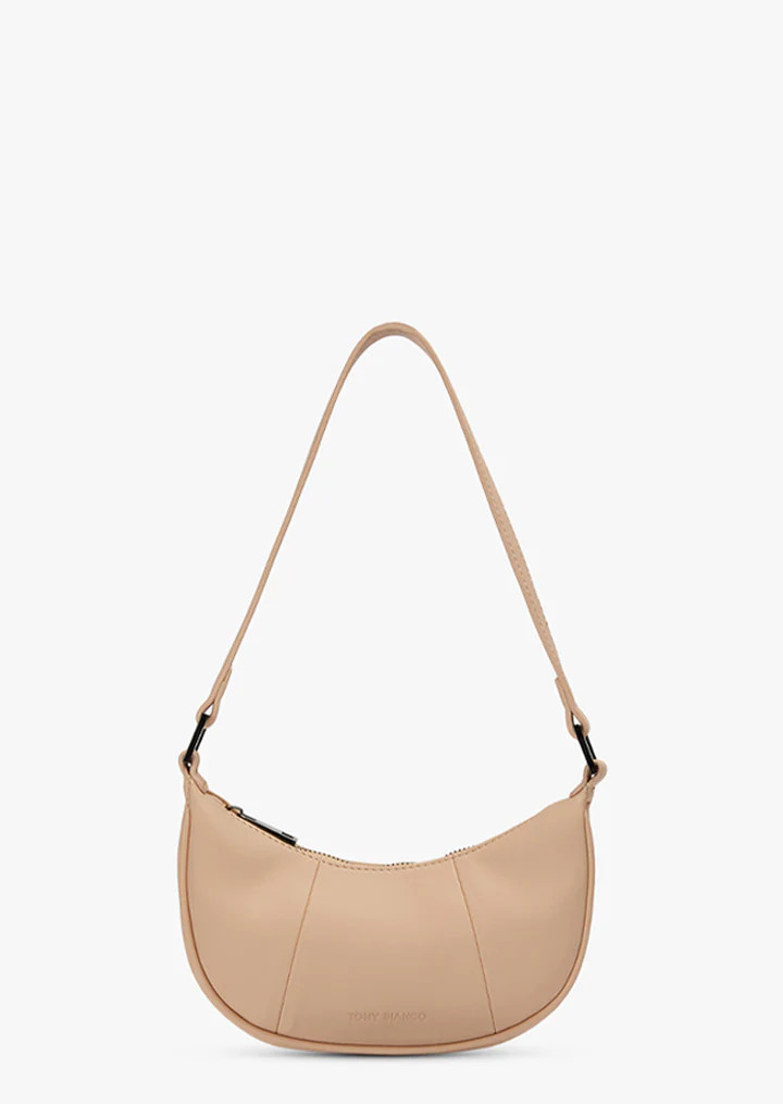 Bela Beige Nappa Shoulder Bag | Handbags | Tony Bianco | Tony Bianco (Australia & New Zealand)