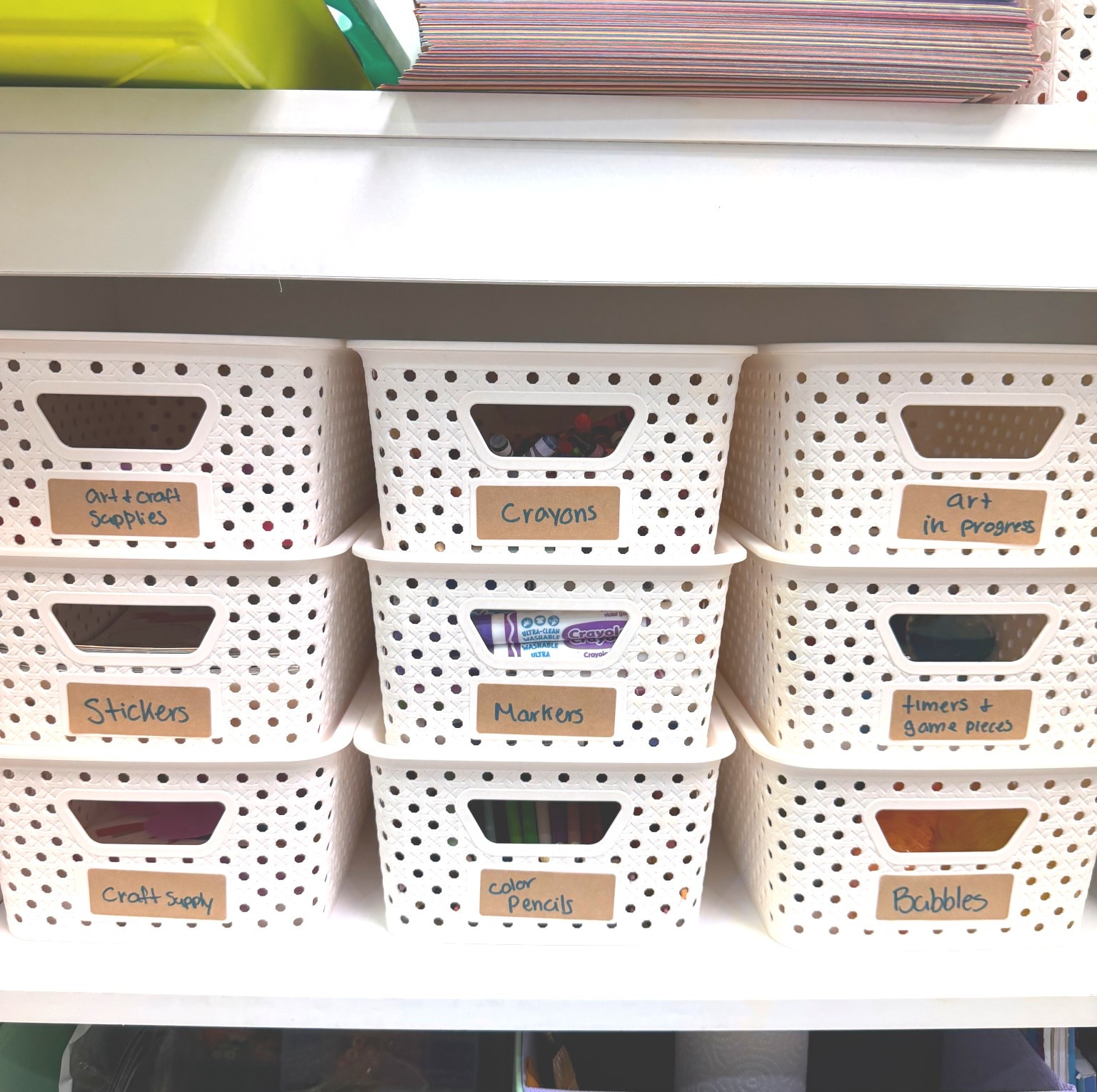 Found these cute stacking bins with lids and labels for the supplies in our play therapy room! 

#LTKHome #LTKKids