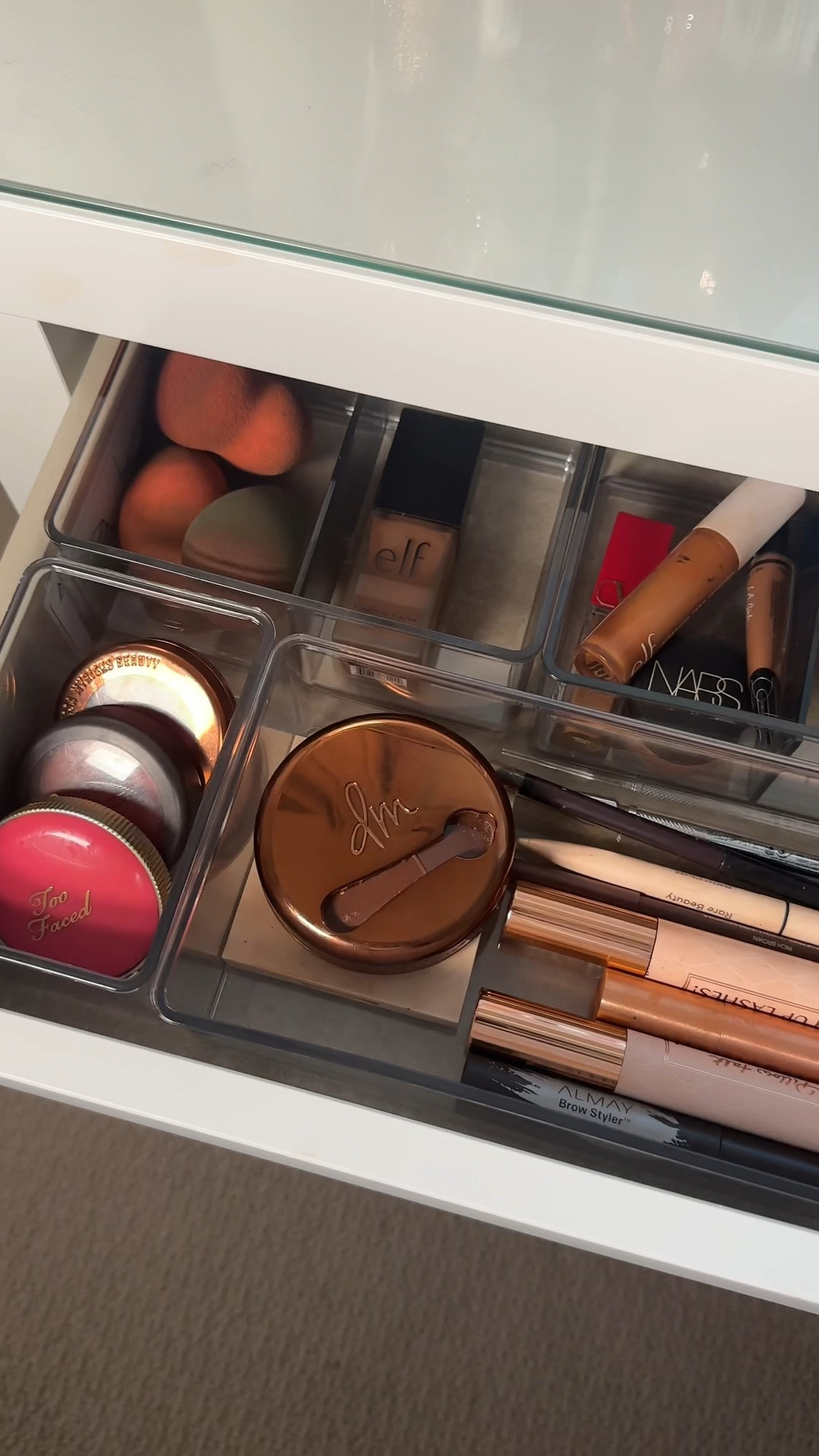 Getting my vanity organized with some of these exclusive @walmartbeauty items! #ad #walmartbeauty | headband holder, desk organizer, dossier perfumes 

#LTKbeauty