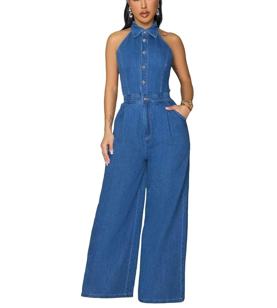 Sunlips Women fashionable, sexy, elegant, high waisted, wide leg pants, club business party butto... | Amazon (US)