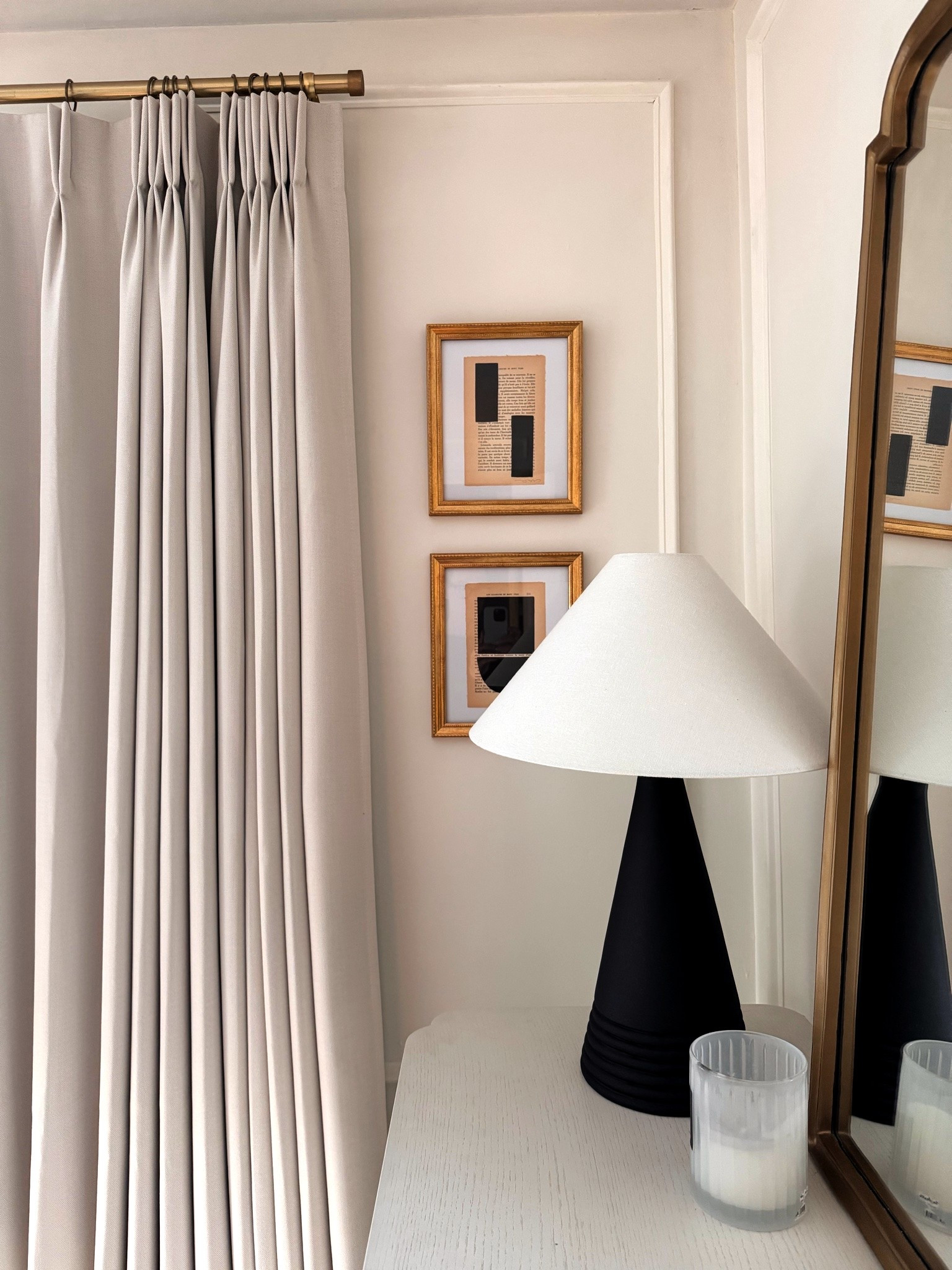 Bedroom corner refresh! These pinch pleat curtains from The Hues are my favorite.

#LTKHome