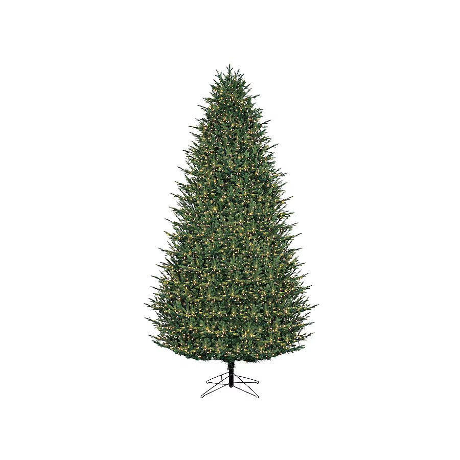 GE 9-ft Madison Fir Pre-lit Artificial Christmas Tree with White LED Lights Lowes.com | Lowe's