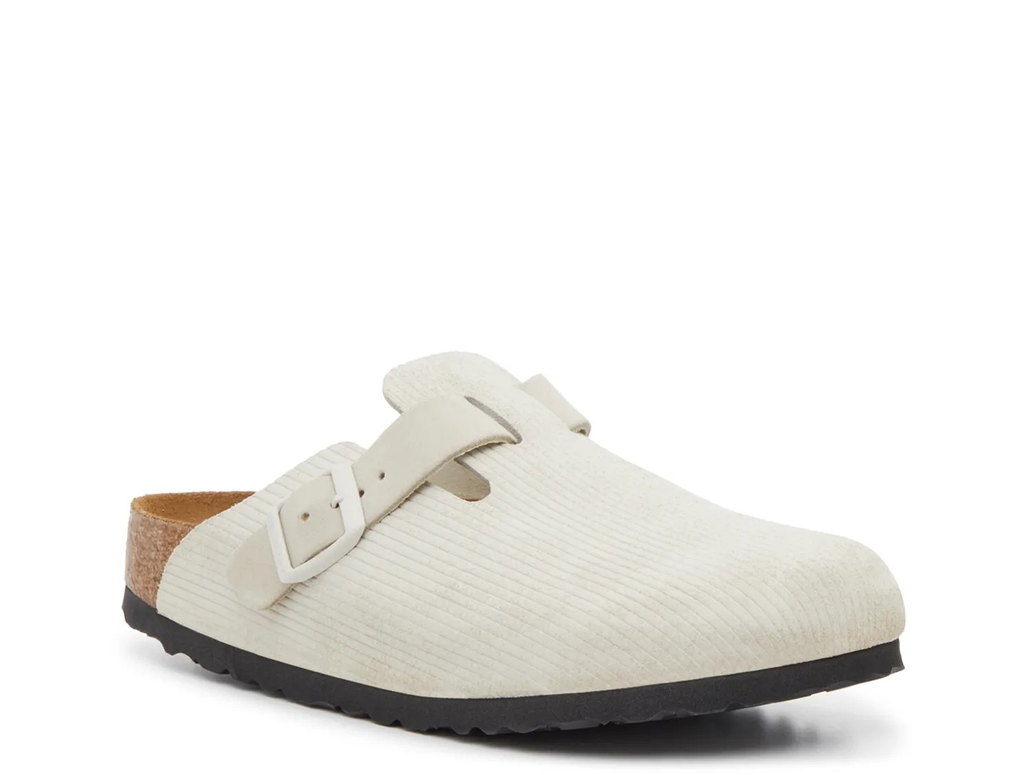 Birkenstock Boston Cord Clog | Women's | Off White | Size EU 37 / US Womens 6-6.5 / Mens 4-4.5 | Clogs | DSW