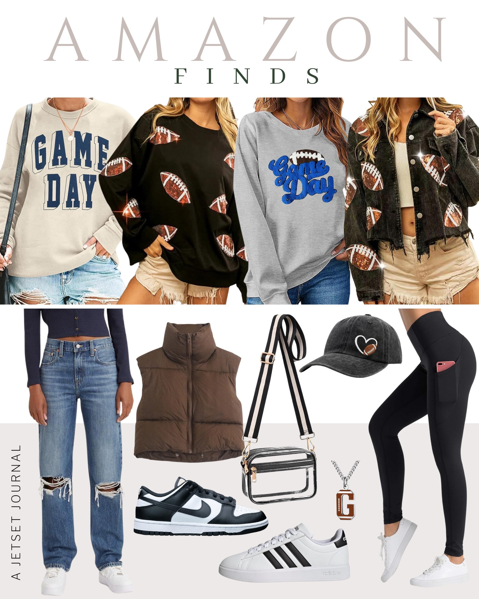 Gear up for game day with new women's wear from Amazon that you'll love!
sporty style, sporty outfit, game day look, football sweatshirts, amazon fashion, top picks, fall outfit idea, affordable finds, casual look

#LTKU #LTKSeasonal #LTKStyleTip