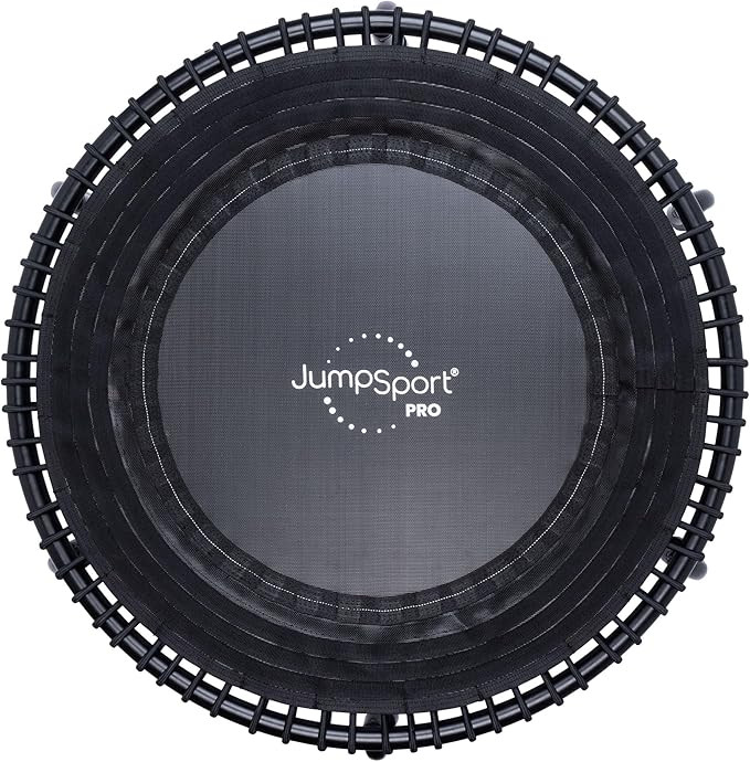 JumpSport 350 PRO Fitness Trampoline, Cardio Workout, No-Tip Arched Legs Home Gym Equipment, Adju... | Amazon (US)